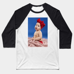 Adorable seven months babygirl Baseball T-Shirt